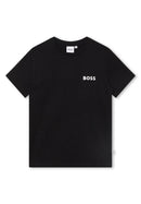 T-Shirt Manches Courtes - Black - Garcon - Boss