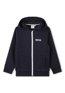 Cardigan A Capuche - Bleu Cargo - Garcon - Boss