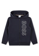 Cardigan A Capuche - Bleu Cargo - Garcon - Boss