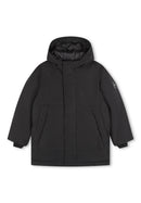 Parka A Capuche - Black - Garcon - Boss