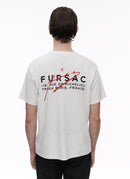 Fursac - T-Shirt Print Dos Derrusie - Ecru