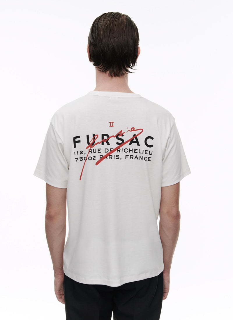 Fursac - Camiseta Dos Derrusie - Crudo