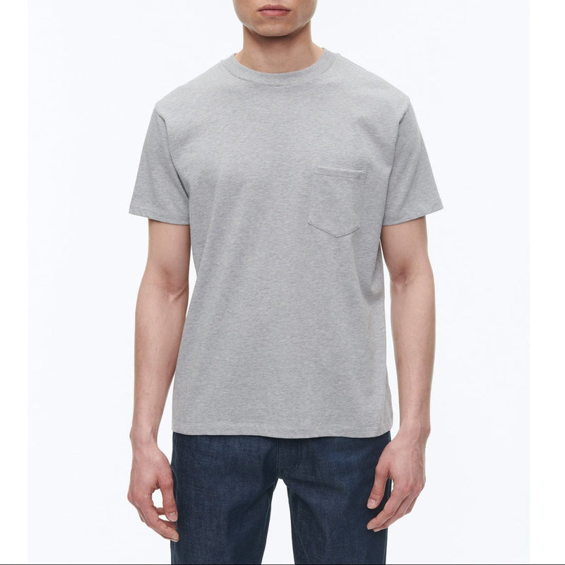 Camiseta con bolsillo gris - Gris medio