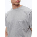 Camiseta con bolsillo gris - Gris medio