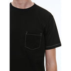 Fursac - Embroidered Organic Cotton Jersey T-Shirt - Black - Fursac Embroidery