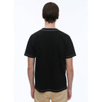 Fursac - Embroidered Organic Cotton Jersey T-Shirt - Black - Fursac Embroidery