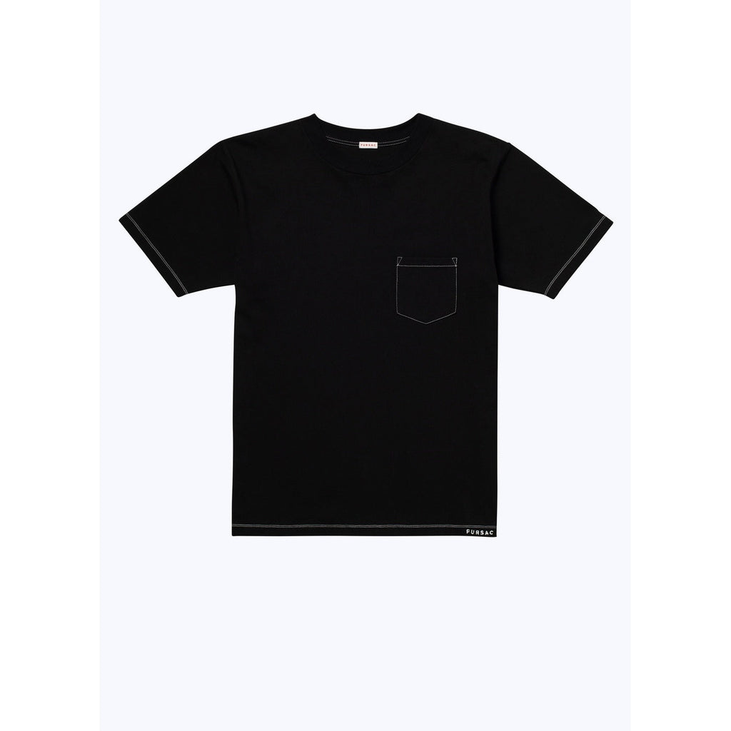 Fursac - Embroidered Organic Cotton Jersey T-Shirt - Black - Fursac Embroidery