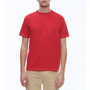 T-Shirt En Jersey De Coton Biologique Brodé - Rouge - Broderie Fursac
