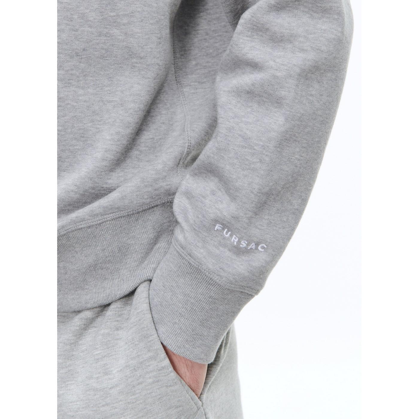 Fursac - Sweat Gris En Jersey De Coton - Gris