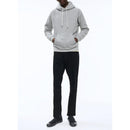 Sweat À Capuche En Jersey De Coton - Gris Moyen