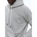 Sudadera con capucha de punto de algodón - Gris medio