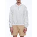 Cotton Jersey Sweatshirt - White