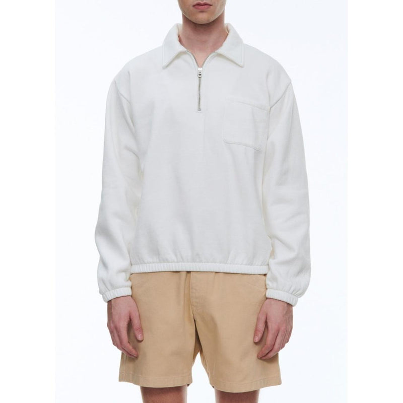 Cotton Jersey Sweatshirt - White