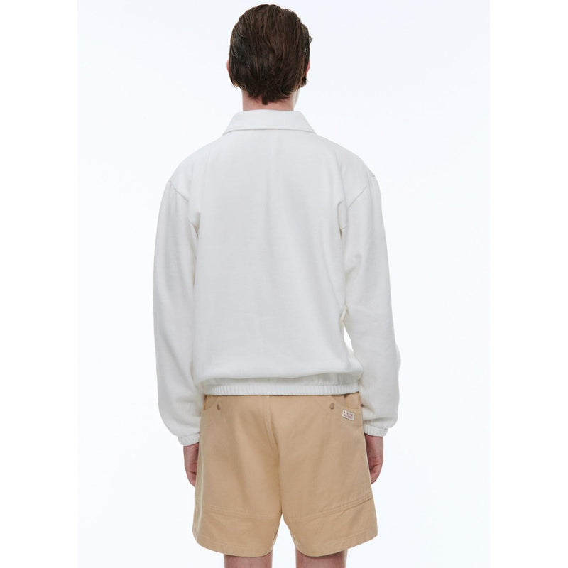 Cotton Jersey Sweatshirt - White