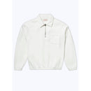 Cotton Jersey Sweatshirt - White
