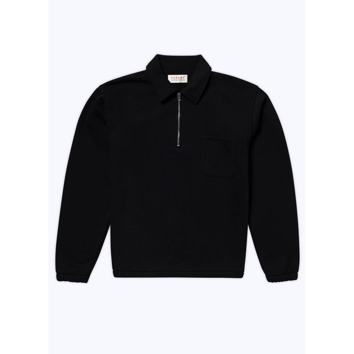 Sudadera de punto de algodón - Negro