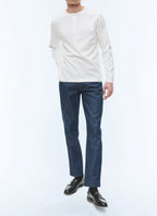 Tee-Shirt Henley - Blanc