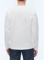 Tee-Shirt Henley - Blanc