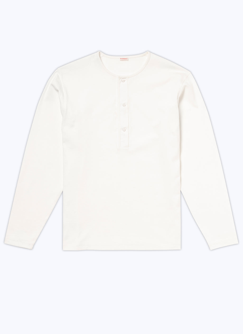Tee-Shirt Henley - Blanc