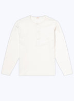 Tee-Shirt Henley - Blanc