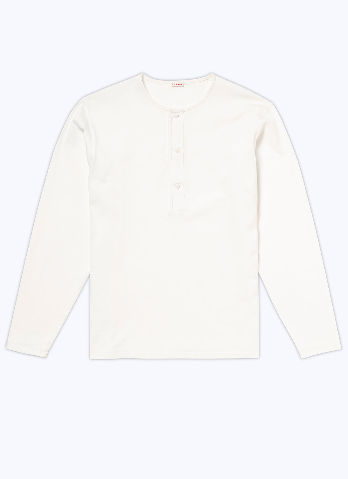 Tee-Shirt Henley - Blanc