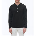 Henley Ml T-Shirt - Black