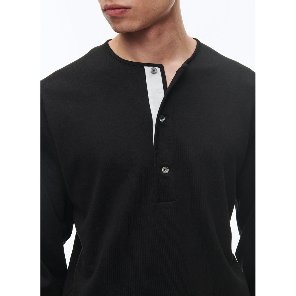 Henley Ml T-Shirt - Black