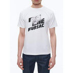 Fursac - T-Shirt In Organic Cotton Jersey - White - "The Fursac" Print