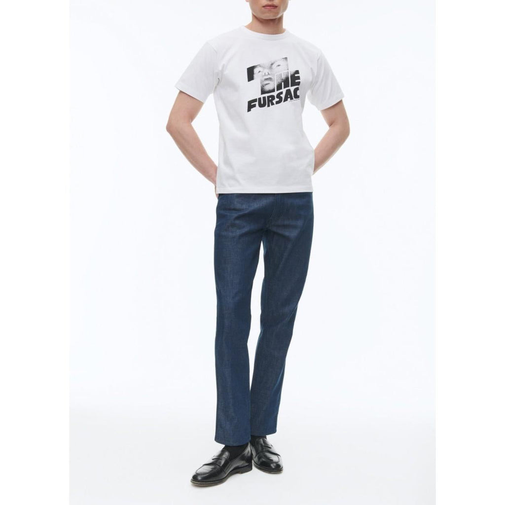 Fursac - T-Shirt In Organic Cotton Jersey - White - "The Fursac" Print