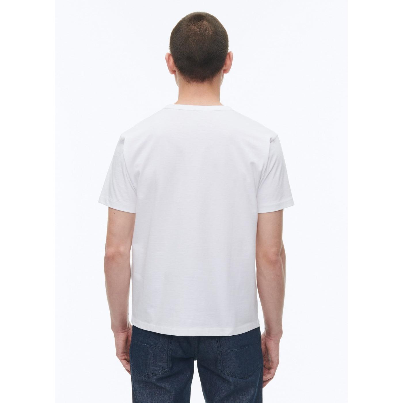 Fursac - T-Shirt In Organic Cotton Jersey - White - "The Fursac" Print