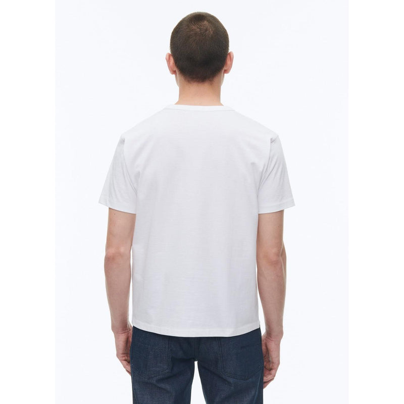 T-Shirt En Jersey De Coton Biologique - Blanc - Imprimé "The Fursac"