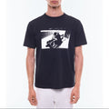 Printed Organic Cotton T-Shirt - Black - Photo Print by Richard Kalvar