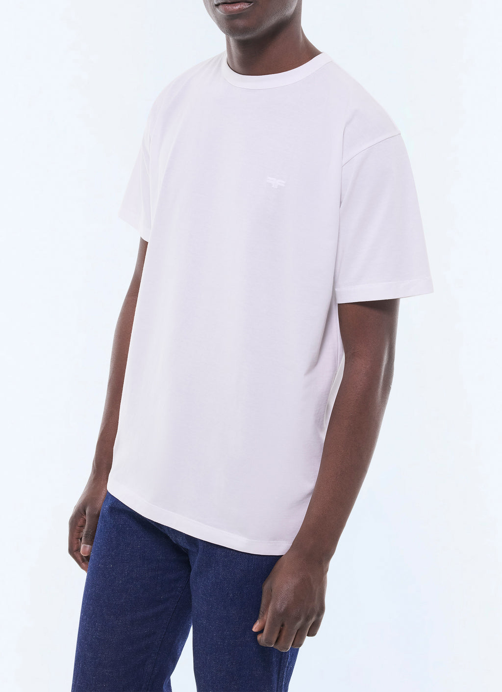 Tee-Shirt Logo Fursac Brodé - Blanc