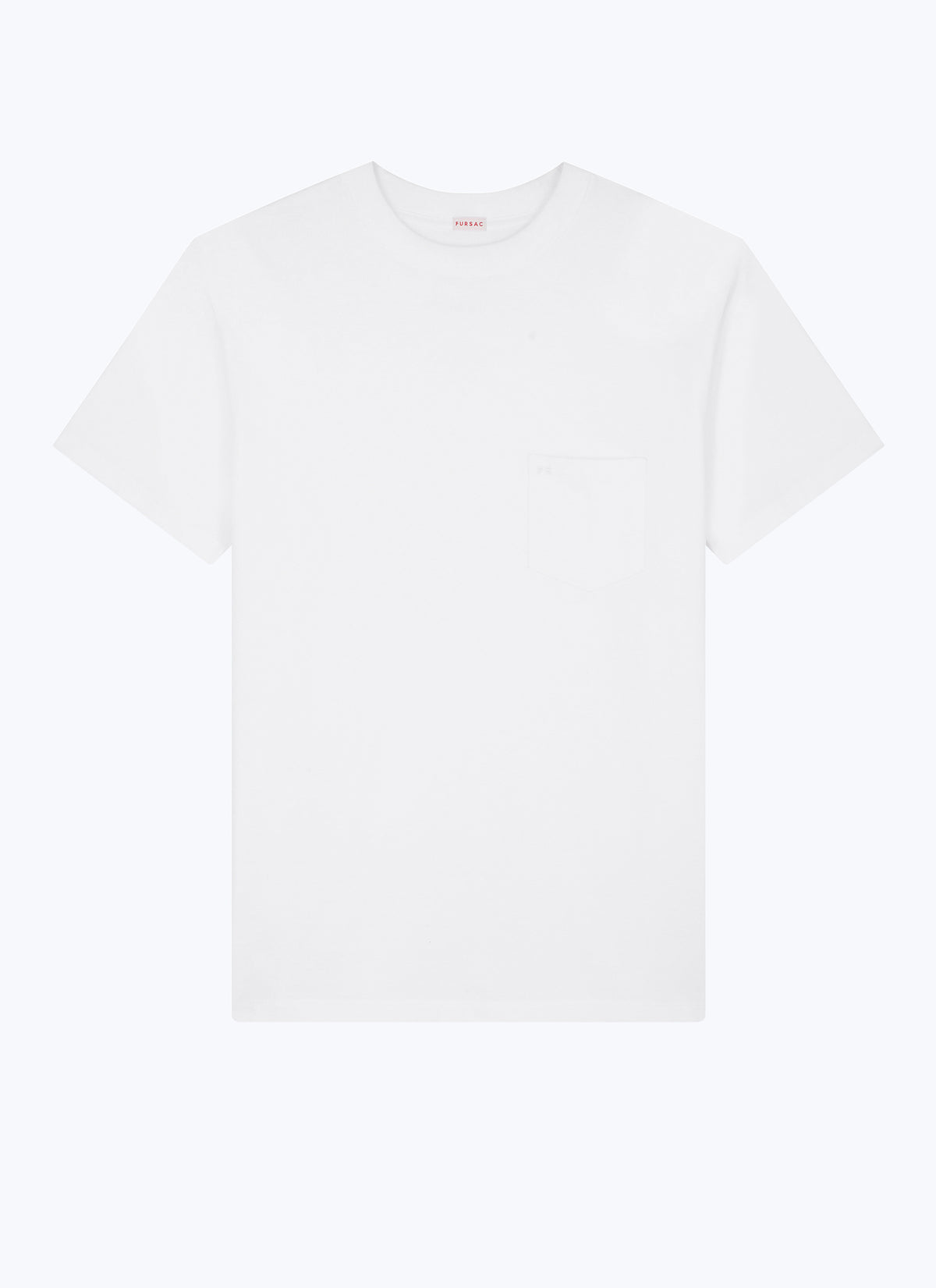 Tee-Shirt Logo Fursac Brodé - Blanc