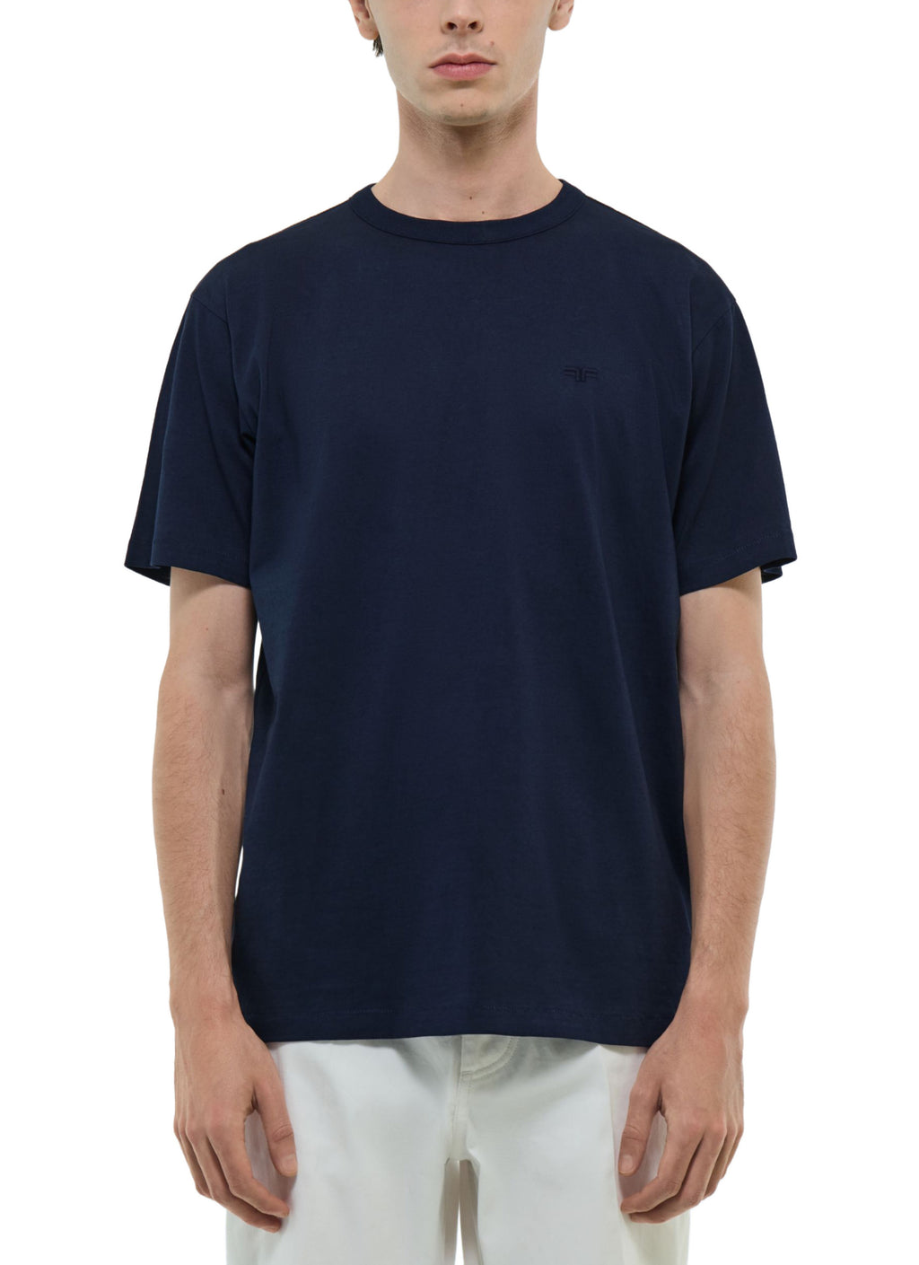 Tee-Shirt Logo Fursac Brodé - Marine