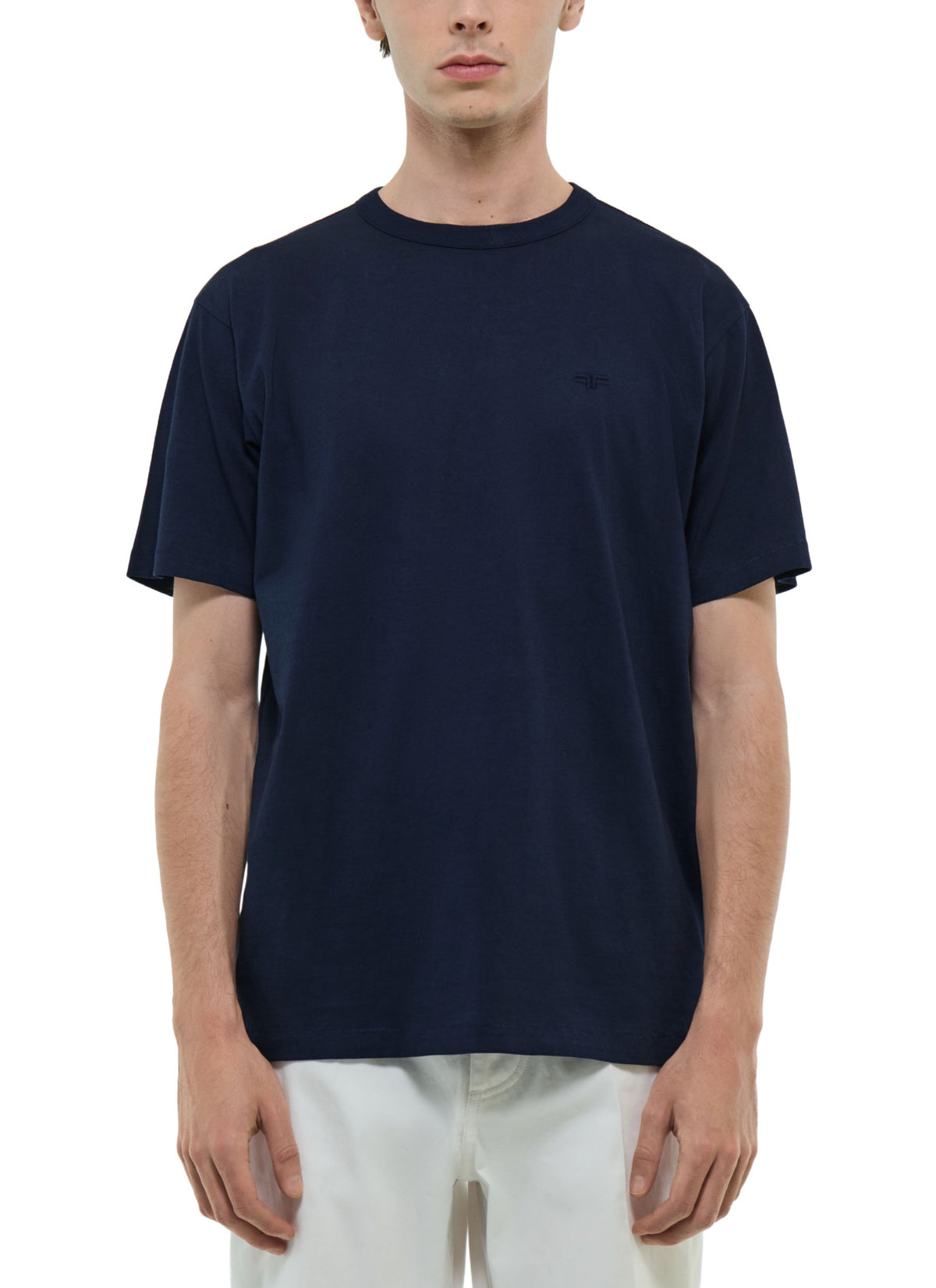 Tee-Shirt Logo Fursac Brodé - Marine