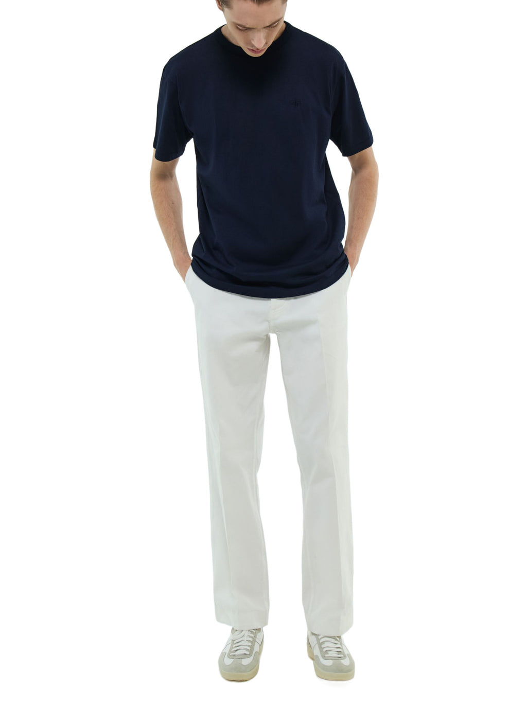 Tee-Shirt Logo Fursac Brodé - Marine
