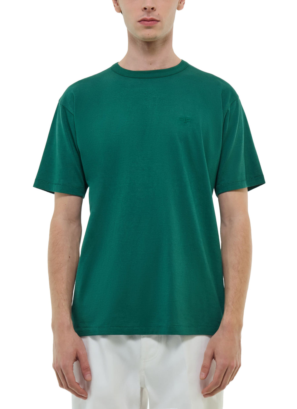 Tee-Shirt Logo Fursac Brodé - Émeraude