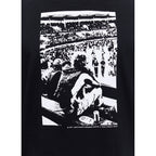 Printed Organic Cotton T-Shirt - Black - Jean Gaumy Photo Print