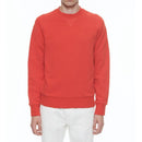 Sudadera De Jersey De Algodón Con Cuello Redondo - Rojo