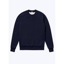 Crew-Neck Cotton Jersey Sweatshirt - Navy Blue