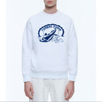 Fursac - Sweat En Coton Biologique - Blanc - Patch Golfe Du Morbihan