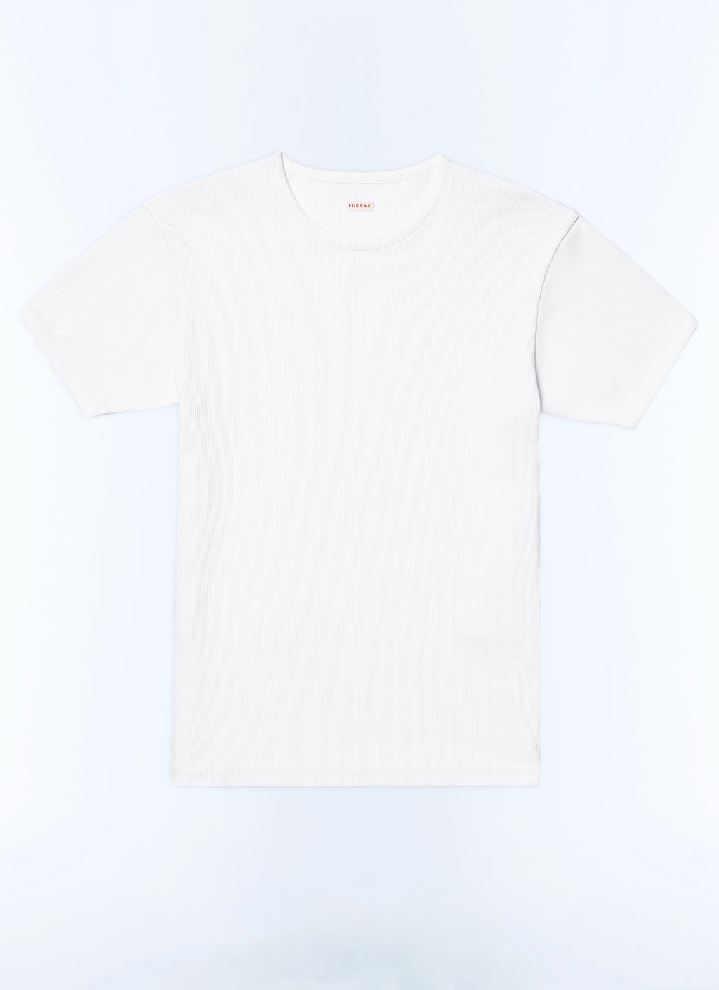 Ribstrikket Ringer T-shirt - Råhvid