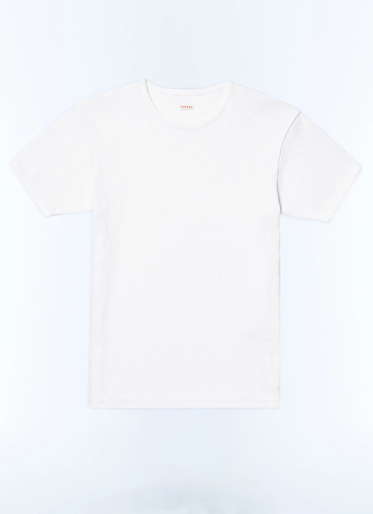 Ribstrikket Ringer T-shirt - Råhvid