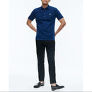 Polo En Piqué De Coton Biologique - Bleu