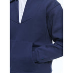 Sudadera Vareuse de algodón orgánico - Azul Marino