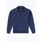 Sudadera Vareuse de algodón orgánico - Azul Marino