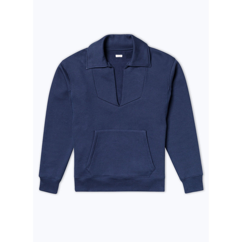 Sweat Vareuse En Coton Biologique - Bleu Marine