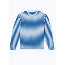 T-Shirt Rayé En Coton Biologique - Rayures Blanches Et Bleu Marine