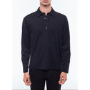 Polo En Jersey De Coton Mercerisé - Noir